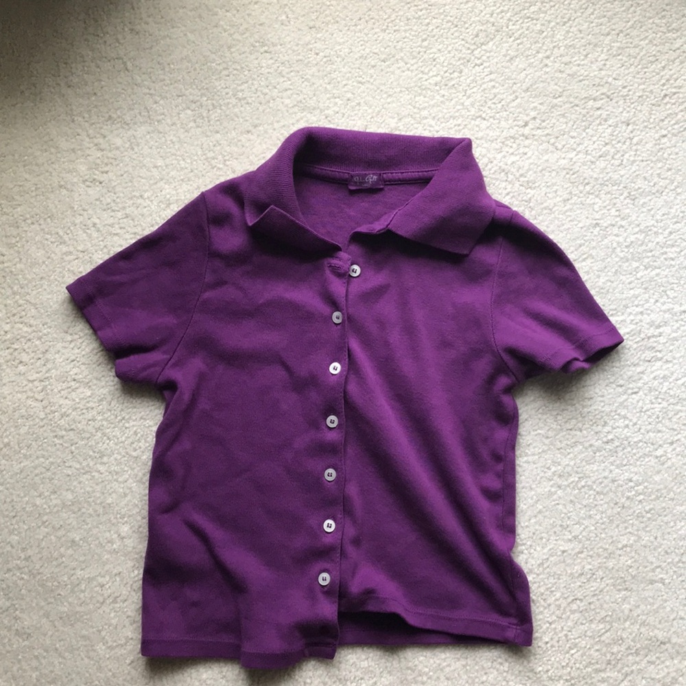 Brandy Melville collard shirt